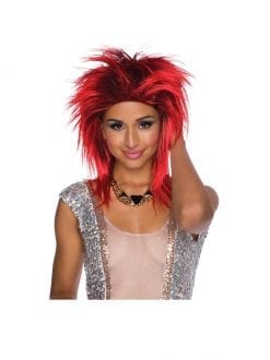 Tina Two Tone Red/Black Wig