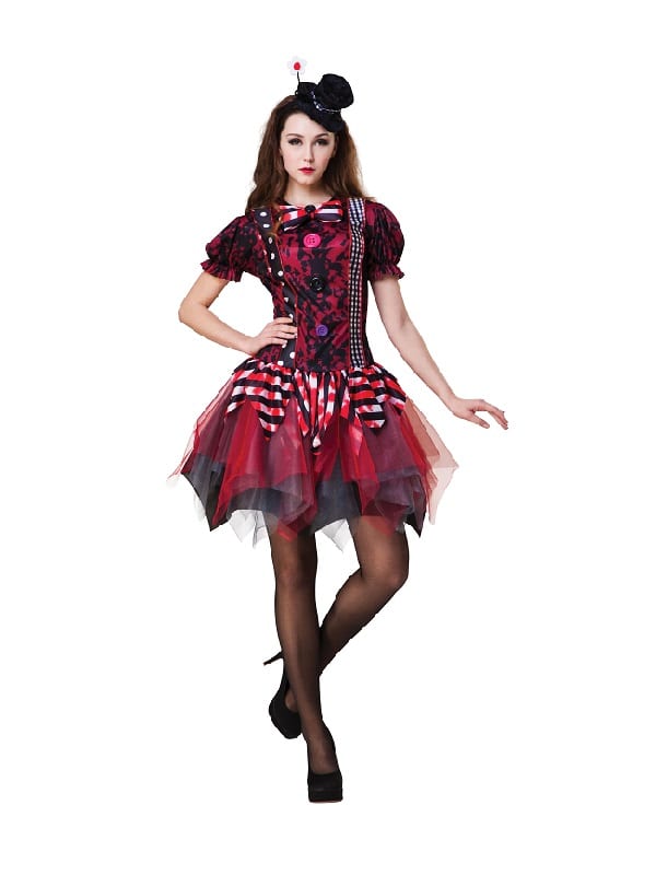 Horror Clown Female - Costumes R Us Fancy Dress.