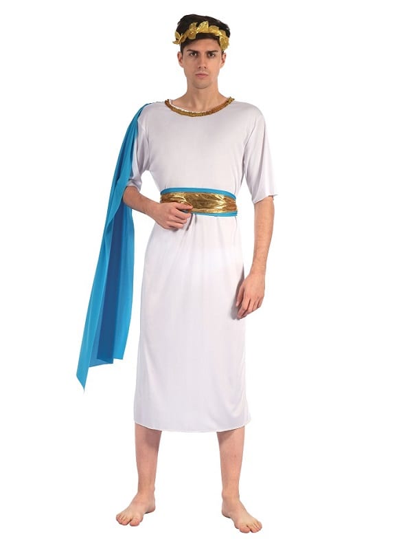 Greek God With Blue Sash - Costumes R Us Fancy Dress