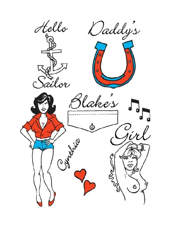 Amy Winehouse Theme Tattoos | Costumes R Us
