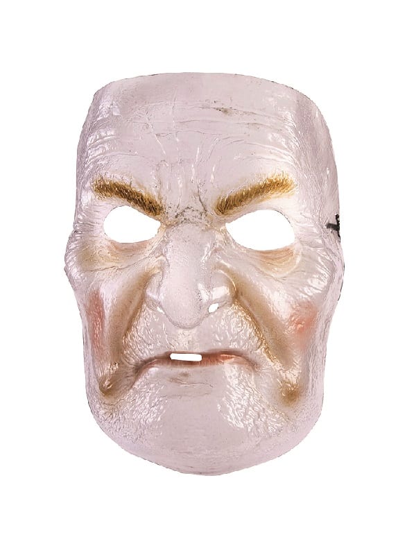 Smilling/Normal Face Female Transparent Mask Sold Assorted Fancy Dress Accessory 