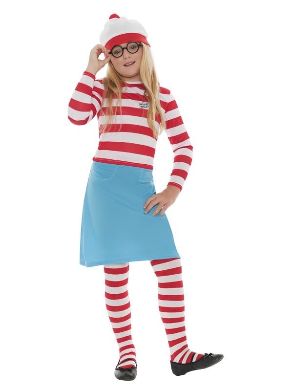 Child Where's Wally Wenda Costume - Costumes R Us Fancy Dress