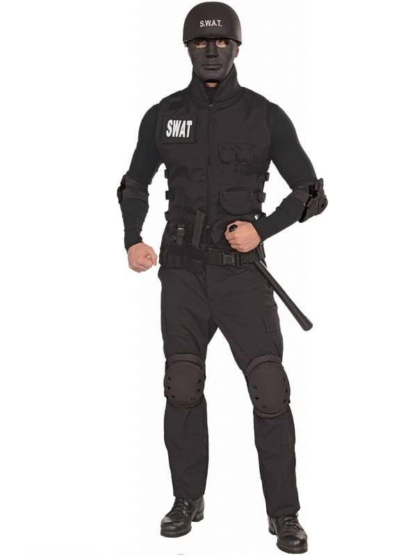 SWAT Face Mask - Costumes R Us Fancy Dress