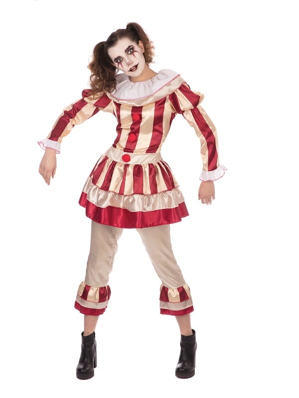 Carnevil Clown Female Costume - Costumes R Us Fancy Dress