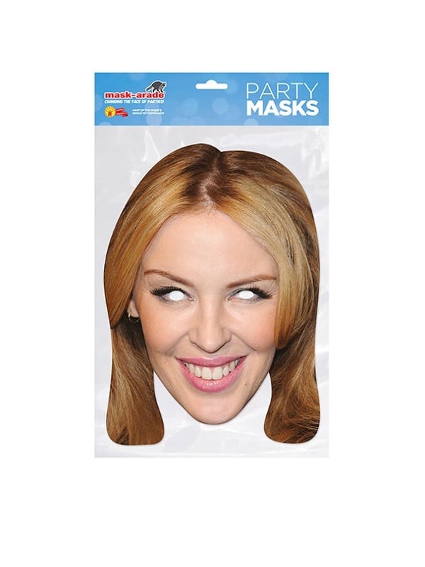 Kylie Minogue Celebrity Card Mask Fun Stag&Hen Parties 