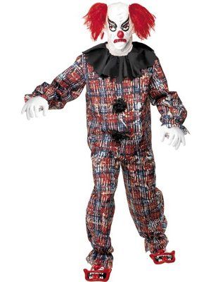 Scary Clown Costume - Costumes R Us Fancy Dress