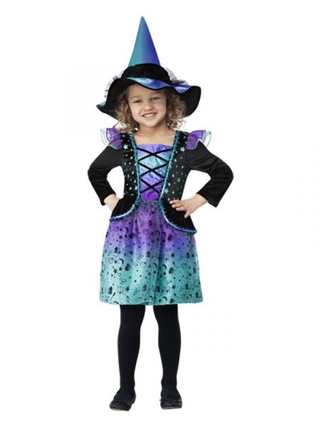 Kids Cosmic Witch Costume - Costumes R Us Fancy Dress