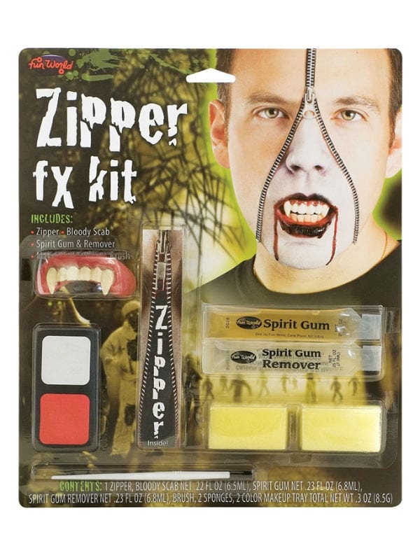 Halloween Zipper FX Kits - Costumes R Us Fancy Dress