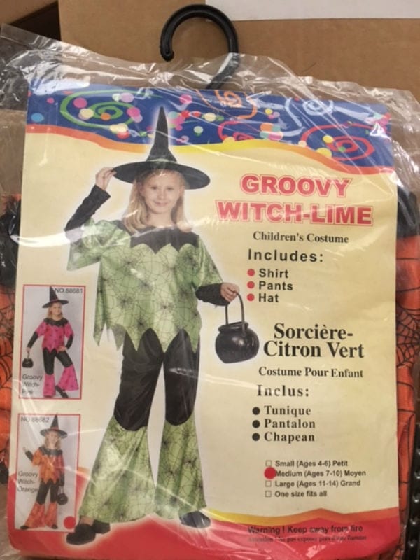 Child Groovy Witch - Costumes R Us Fancy Dress